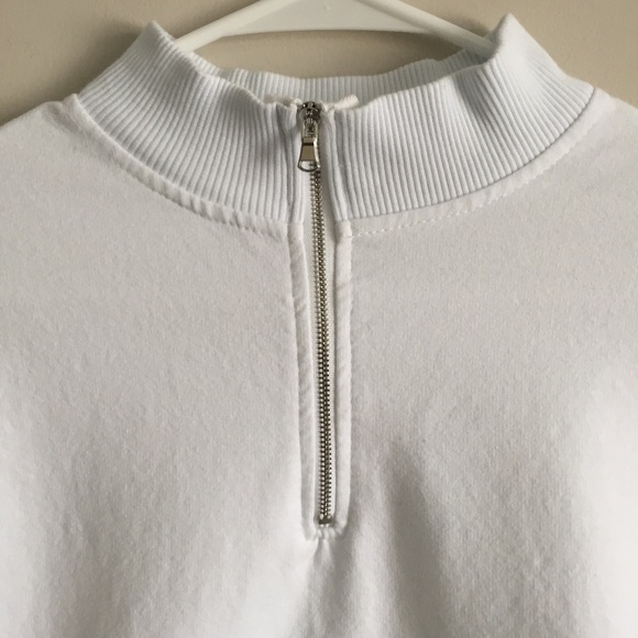 SOLD! • ➳ American Eagle Half Zip Cropped Pullover - Picture 2 of 8